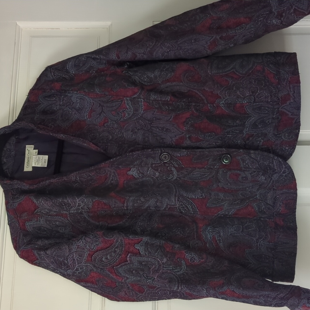 NICE! Fully lined Coldwater Creek jacket/ blazer size M